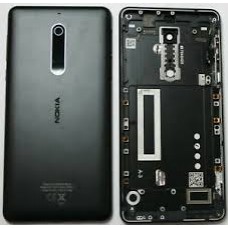 Nokia 5 Back Cover with frame [Black]