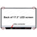 17.3" B173HAN01.0 HW7A  LCD Slim Laptop Screen Display FHD 1920*1080 30Pin
