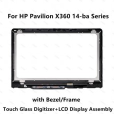 HP Pavilion X360 14-BA Series LCD Display touch Screen Digitizer Glass with Frame